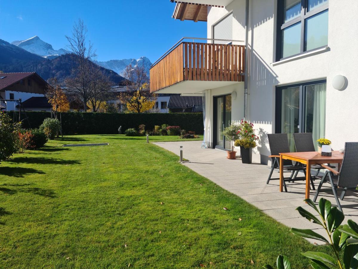Ferienwohnung Blickfang การ์มิช-พาร์เทนเคียร์เชน ภายนอก รูปภาพ
